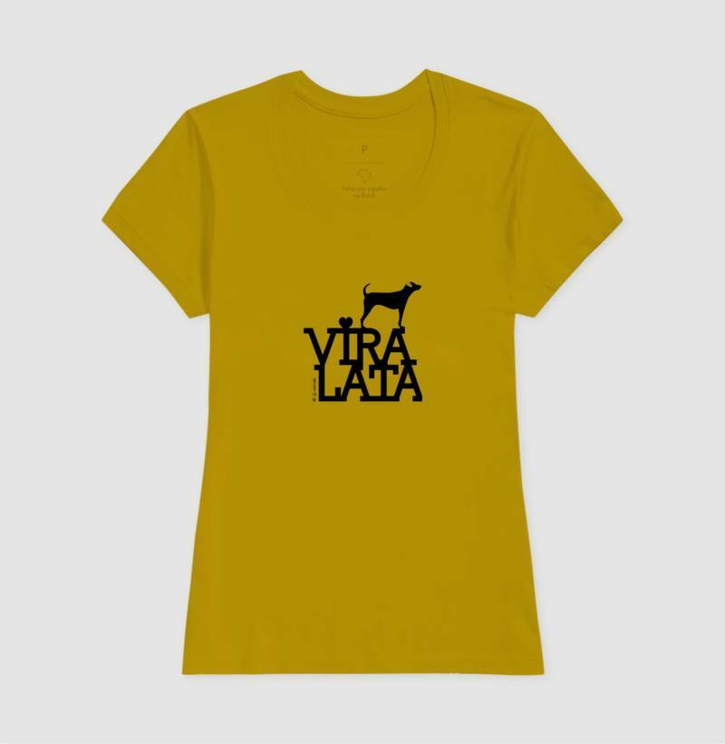 Camiseta Cachorro Vira-lata - Cloleção Identidade