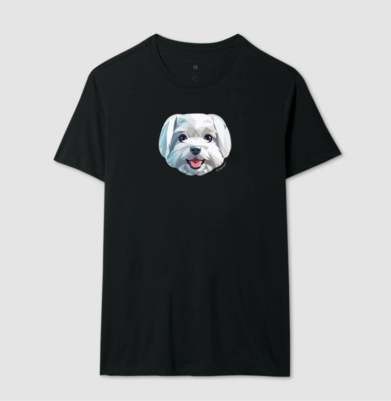 Camiseta Maltês - Coleção Geoma