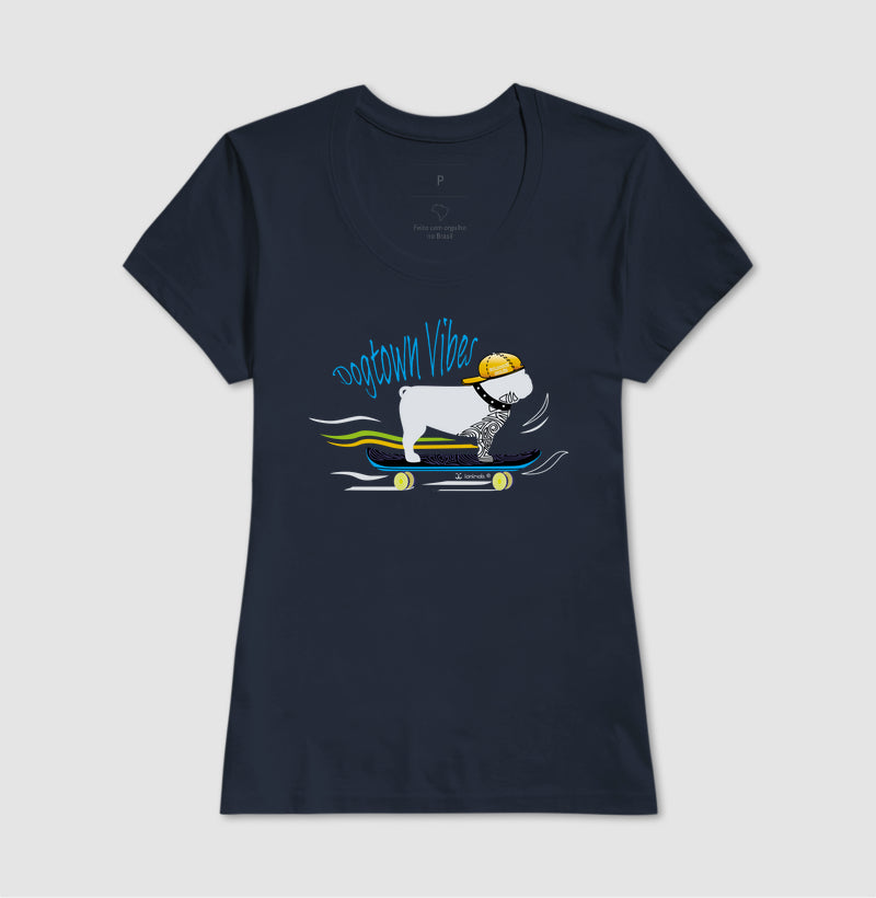 Camiseta Buldogue Inglês - Skatista