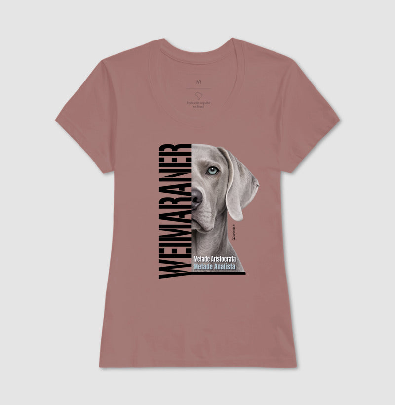 Camiseta Weimaraner Metade Aristocrata - Essência