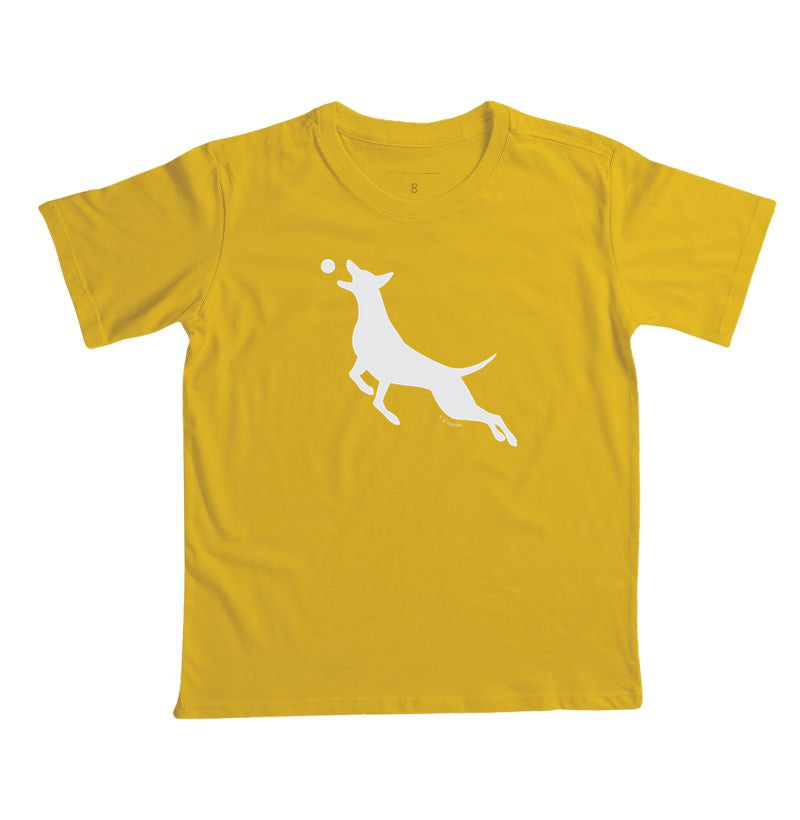 Camiseta Infantil Malinois O Pulo - Perfil