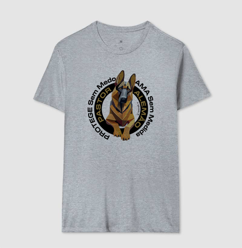 Camiseta Pastor Alemão - Protege sem Medo - Essência
