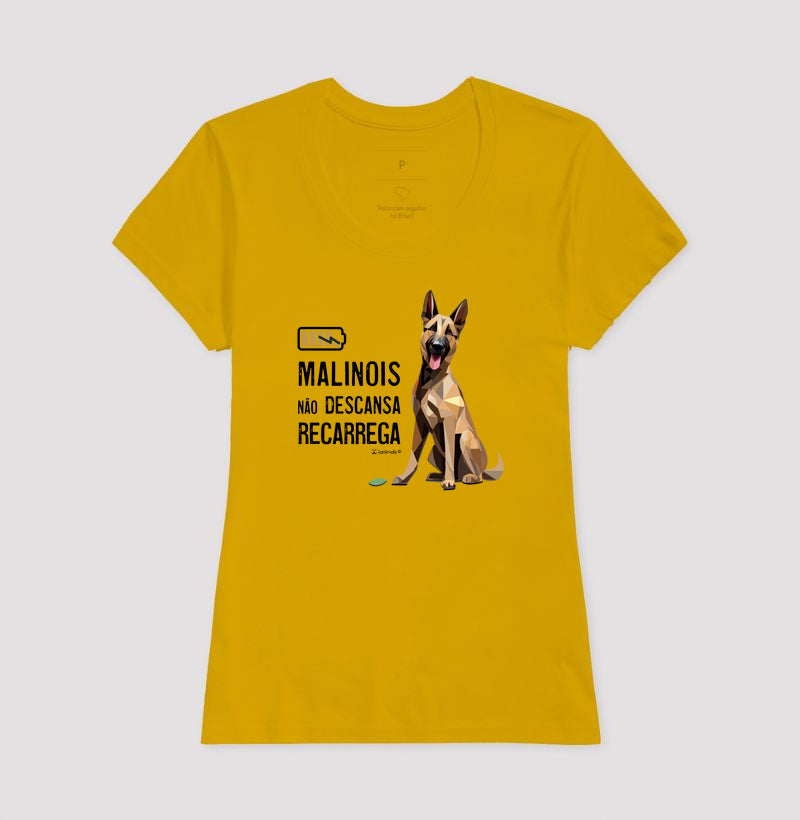 Camiseta Malinois Não Descansa - Essência