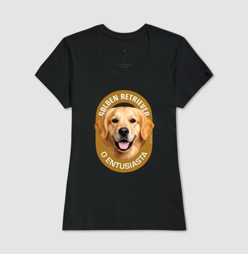 Camiseta Golden Retriever O Entusiasta - Essência