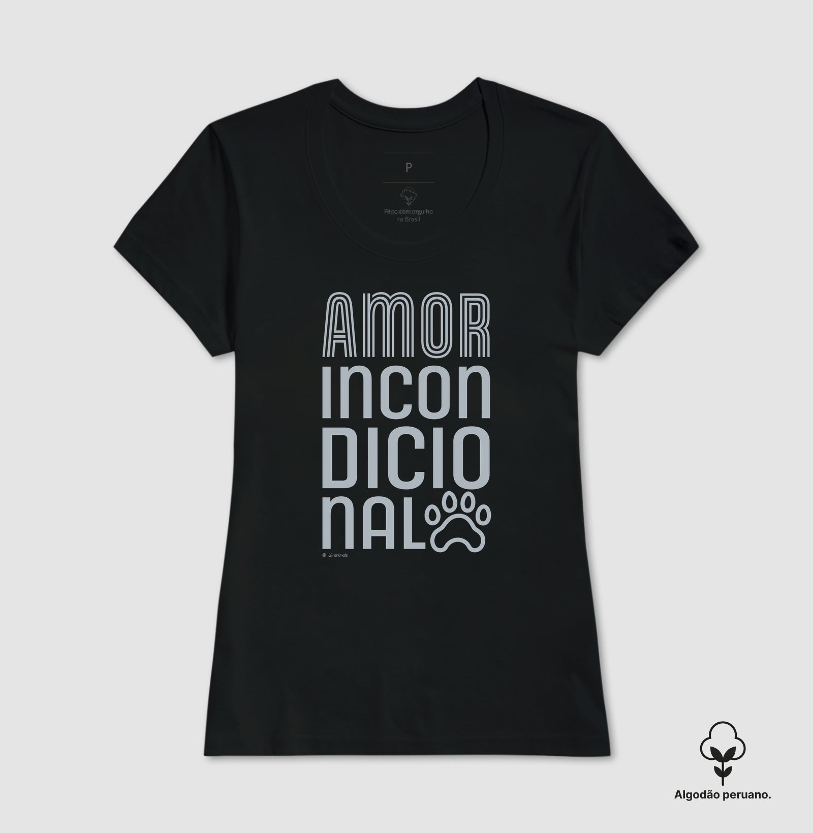 Camiseta “INCA SOFT” Amor Incondicional - Coleção AFETO