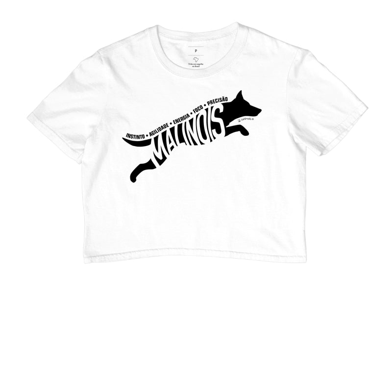 Camiseta Cropped Malinois Instinto - Essência