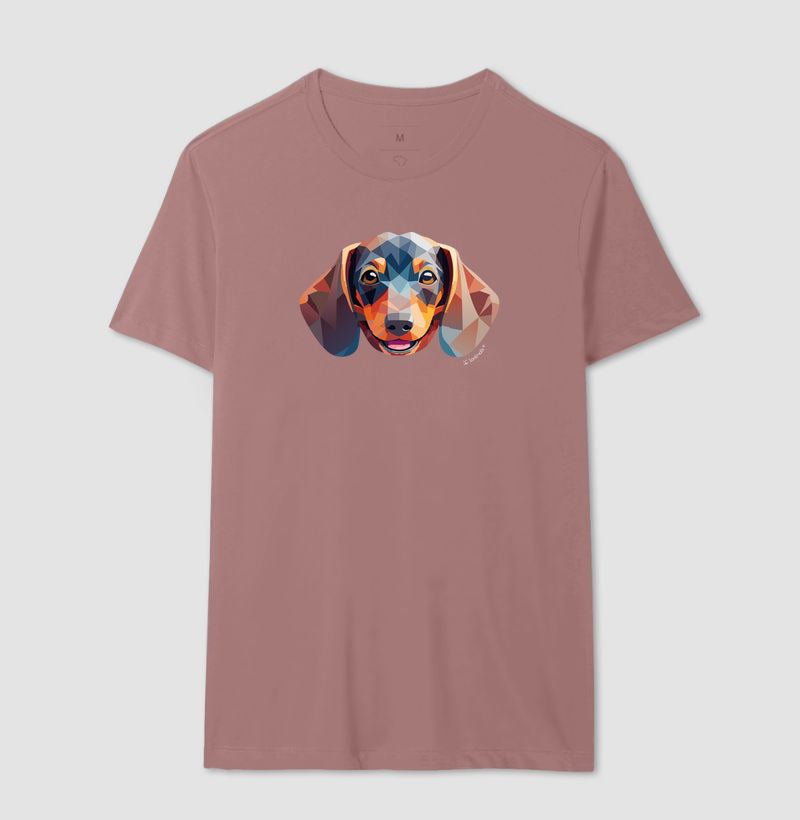 Camiseta Dachshund - Coleção Geoma