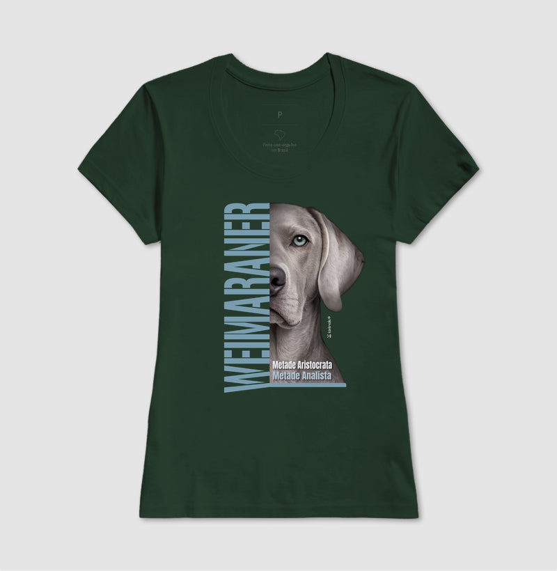Camiseta Weimaraner Metade Aristocrata - Essência