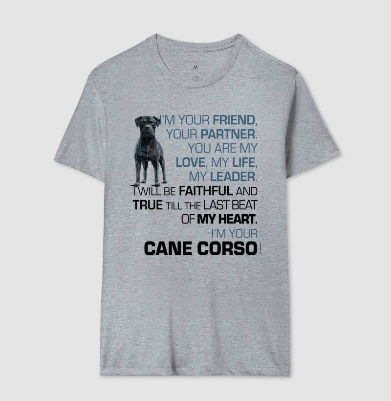 Camiseta Cane Corso Declação - Essência