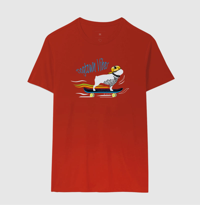Camiseta Buldogue Francês - Skatista