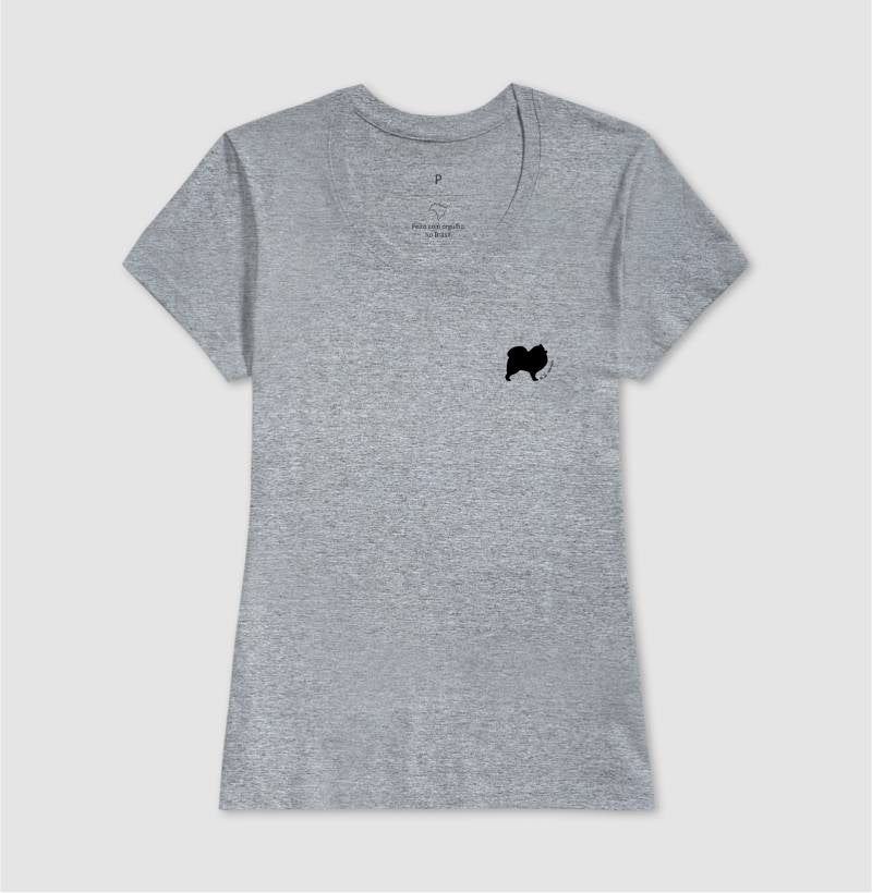 Camiseta Spitz Alemão - Perfil / Side