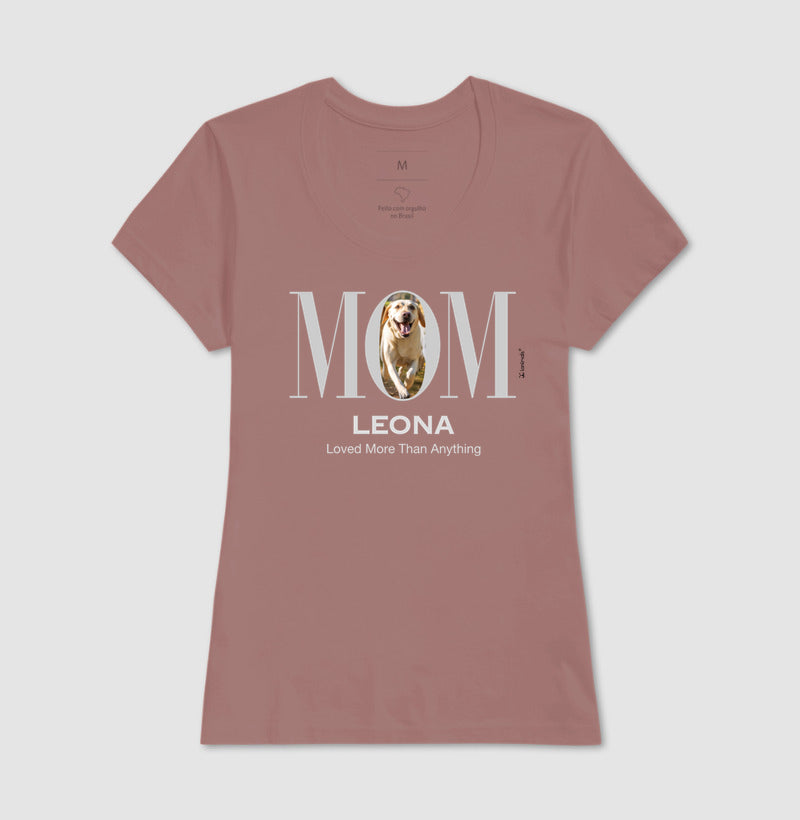 Camiseta MOM or DAD Fotos - 1 ou 3 fotos - Personalizada | iAnimals