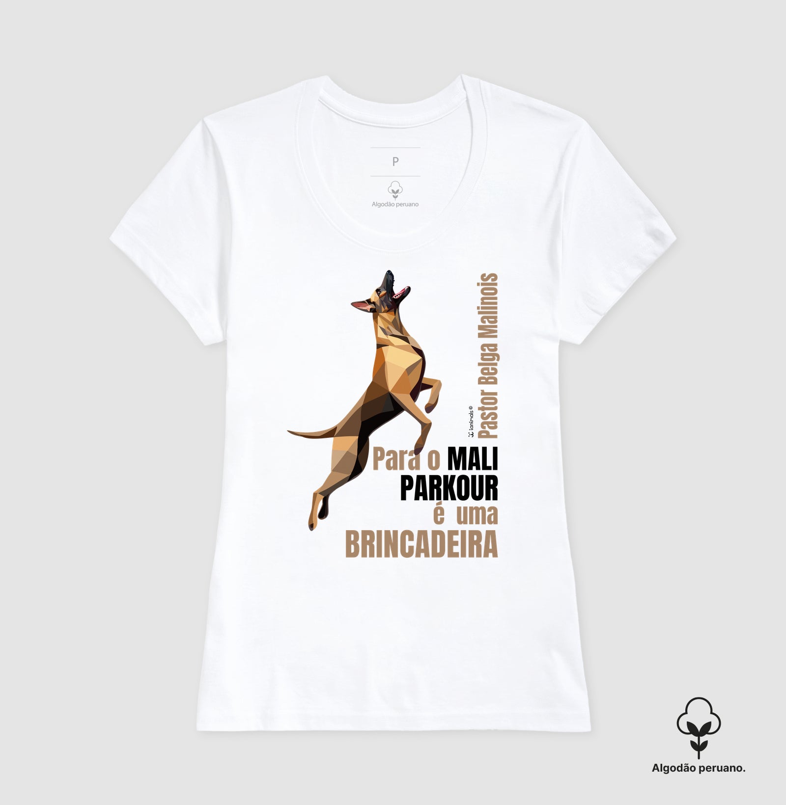 Camiseta INCA SOFT Malinois Parkour é Brincadeira - Essência