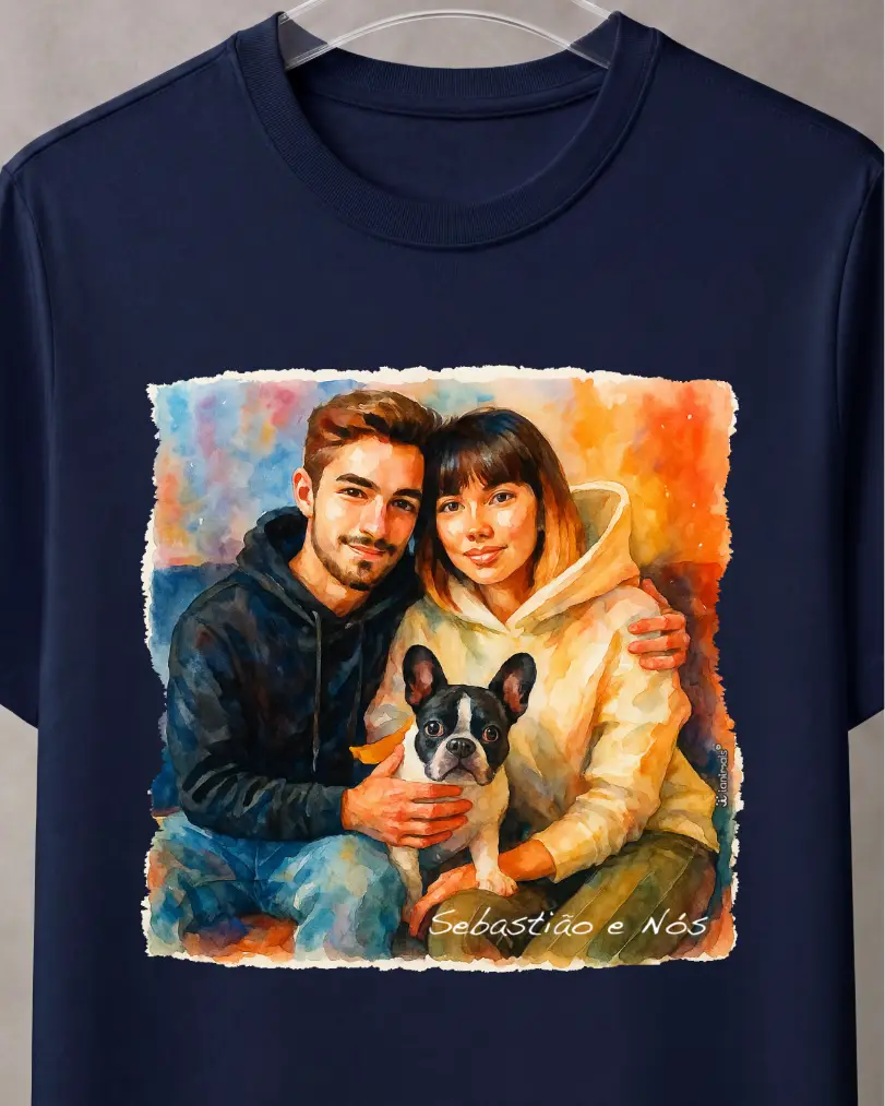 Camiseta Aquarela - Personalizada