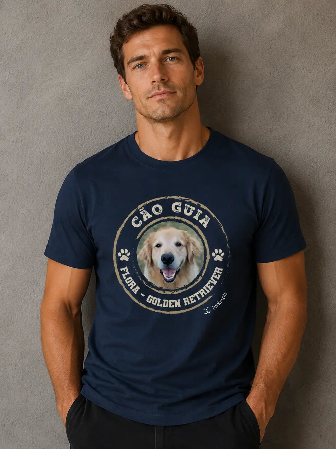 Camiseta Cão de Serviço - Personalizada