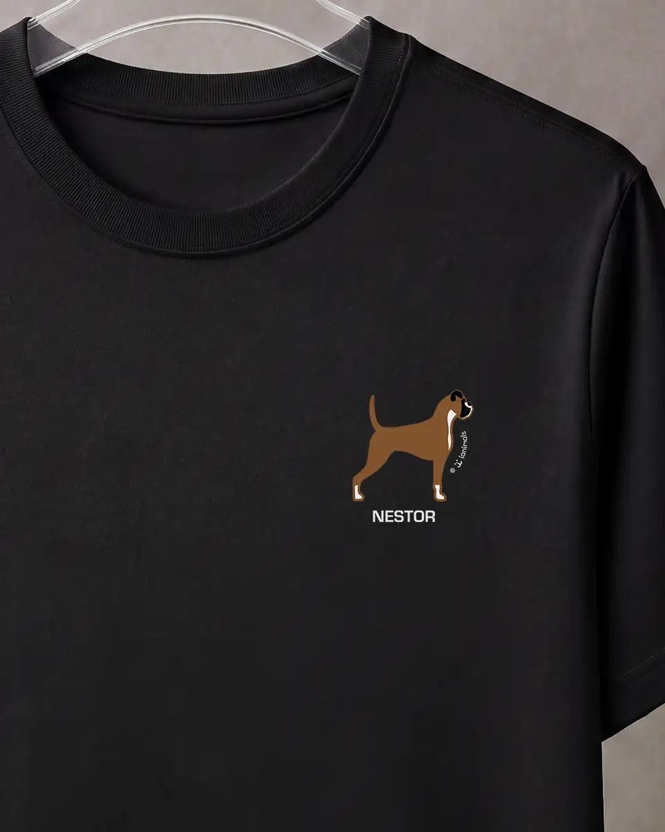 Camiseta Cão Raças  - Perfil / Side - Personalizado