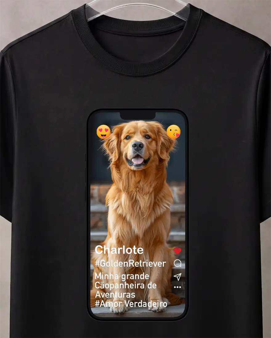 Camiseta Foto Celular - Personalizada