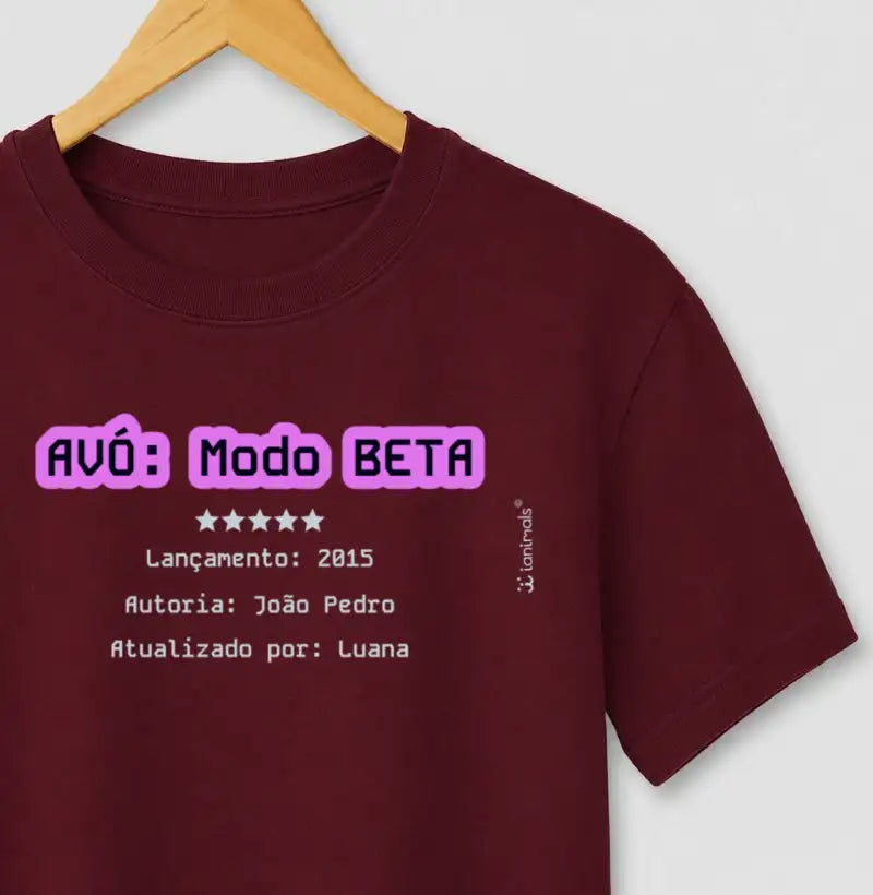 Camiseta Família Modo Beta - Personalizada - iAnimals