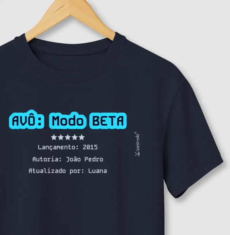 Camiseta Família Modo Beta - Personalizada - iAnimals