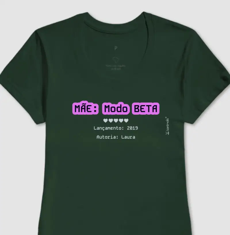 Camiseta Família Modo Beta - Personalizada - iAnimals