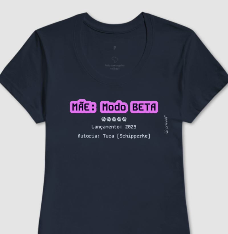 Camiseta Família Modo Beta - Personalizada - iAnimals