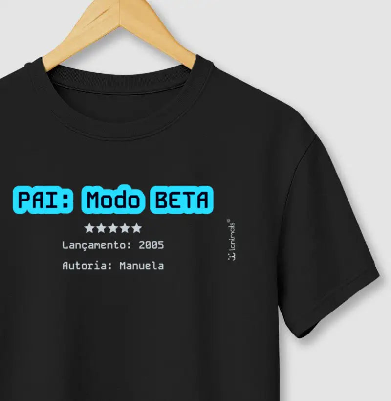 Camiseta Família Modo Beta - Personalizada - iAnimals