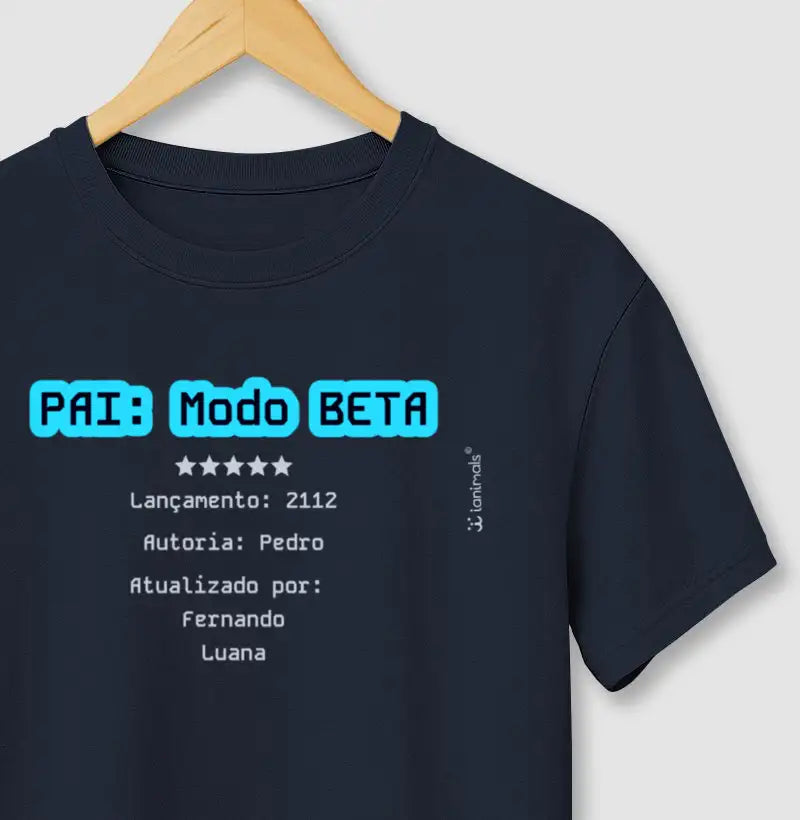 Camiseta Família Modo Beta - Personalizada - iAnimals