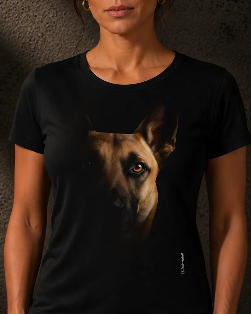 Camiseta Malinois - Retrato