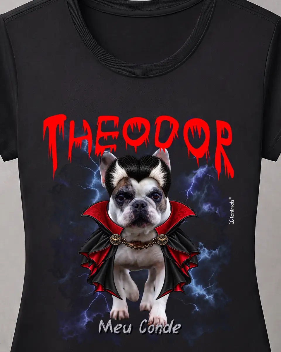 Camiseta Halloween Collage até 3 Fotos - Personalizada