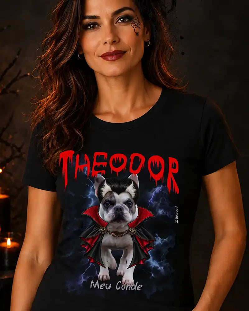 Camiseta Halloween Collage até 3 Fotos - Personalizada