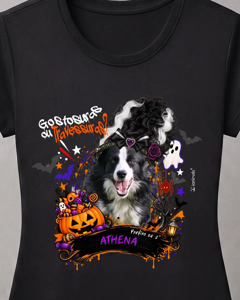 Camiseta Halloween com Foto - Personalizada