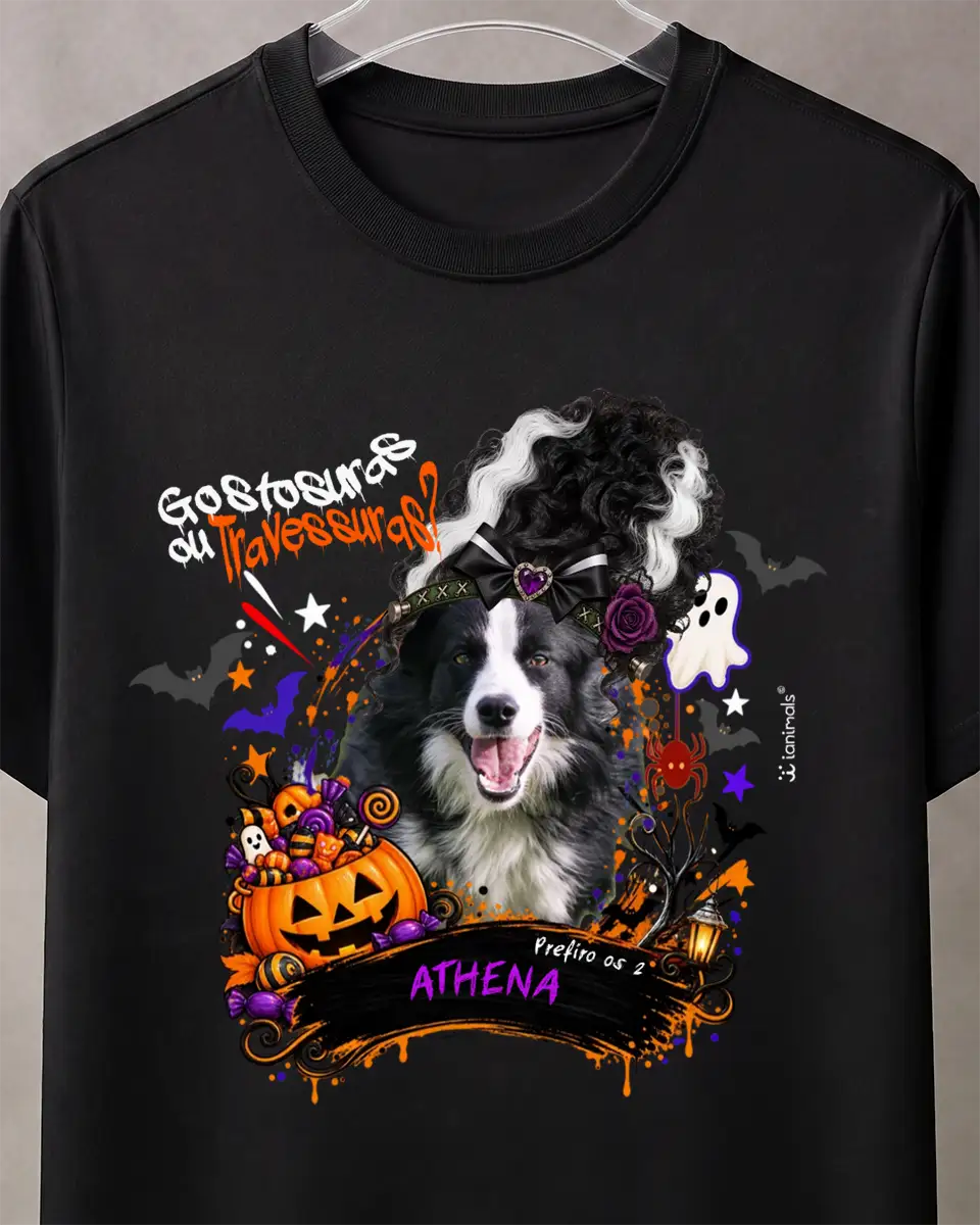 Camiseta Halloween com Foto - Personalizada