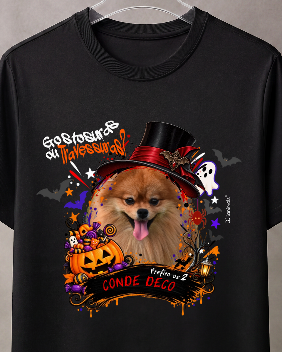 Camiseta Halloween com Foto - Personalizada