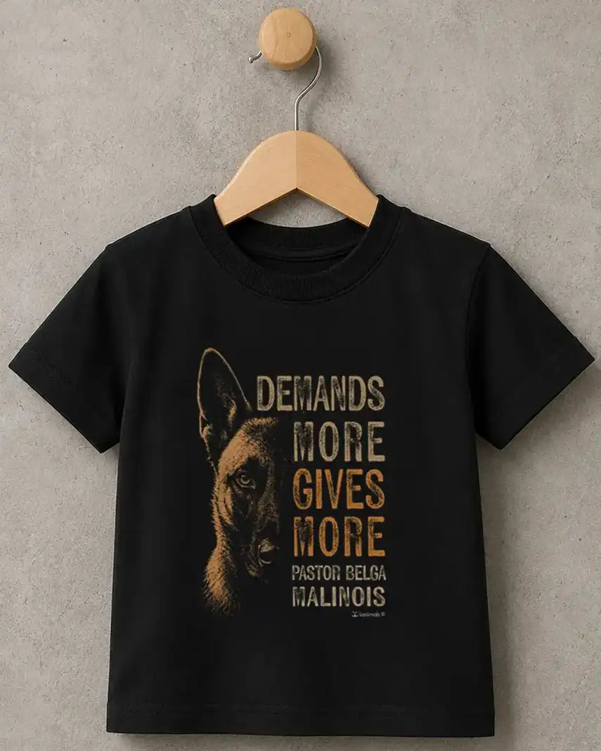 Camiseta Infantil Malinois Gives More - Essência