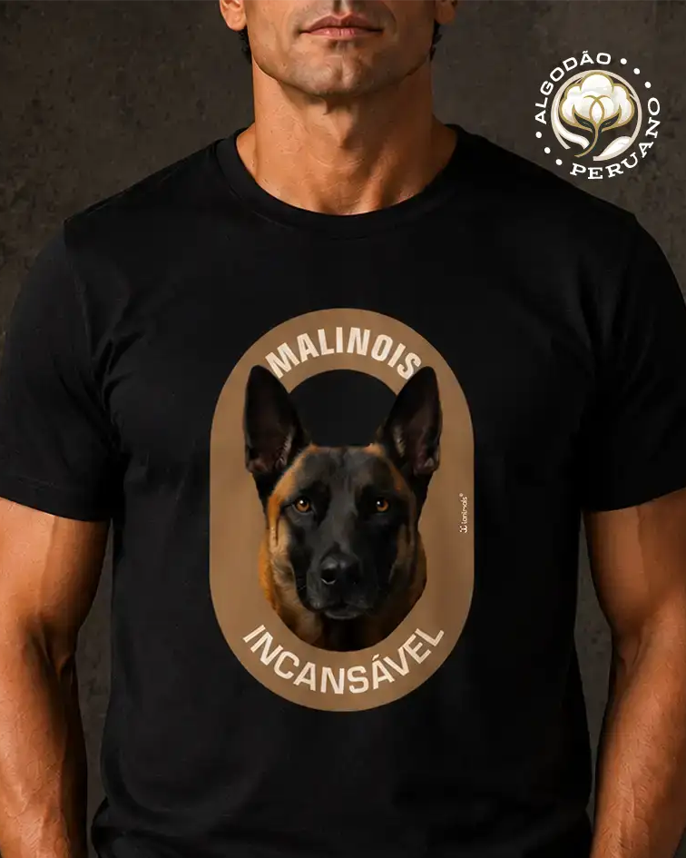 Camiseta INCA SOFT Malinois Incansável - Essência