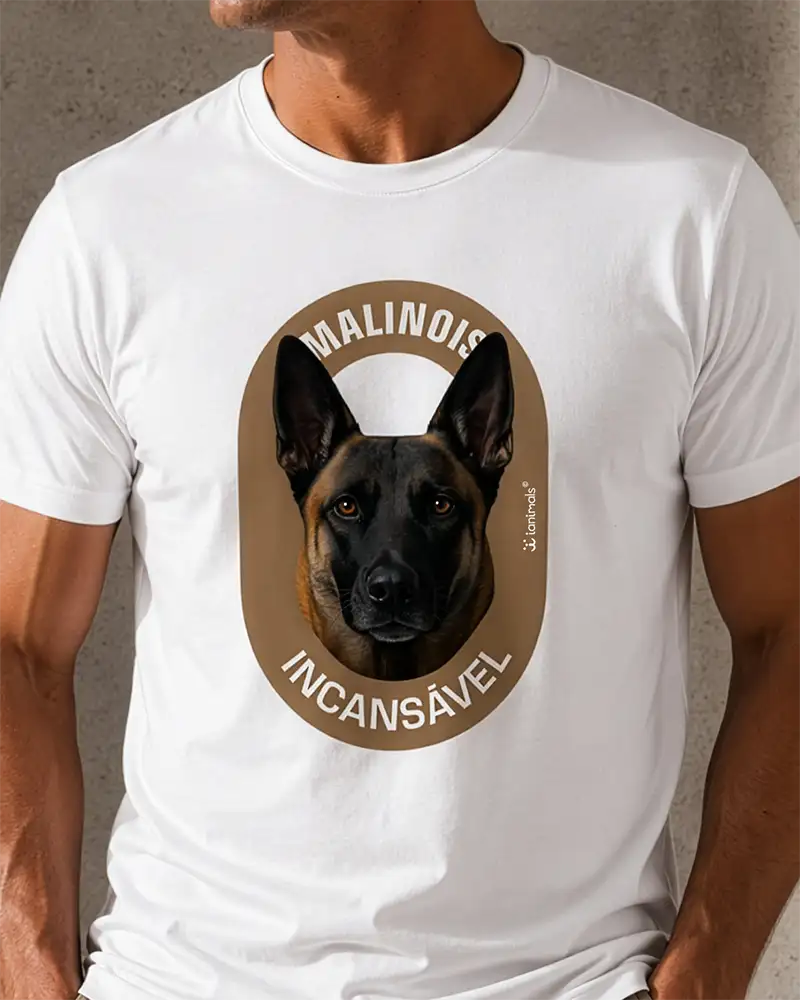 Camiseta Malinois Incansável - Essência