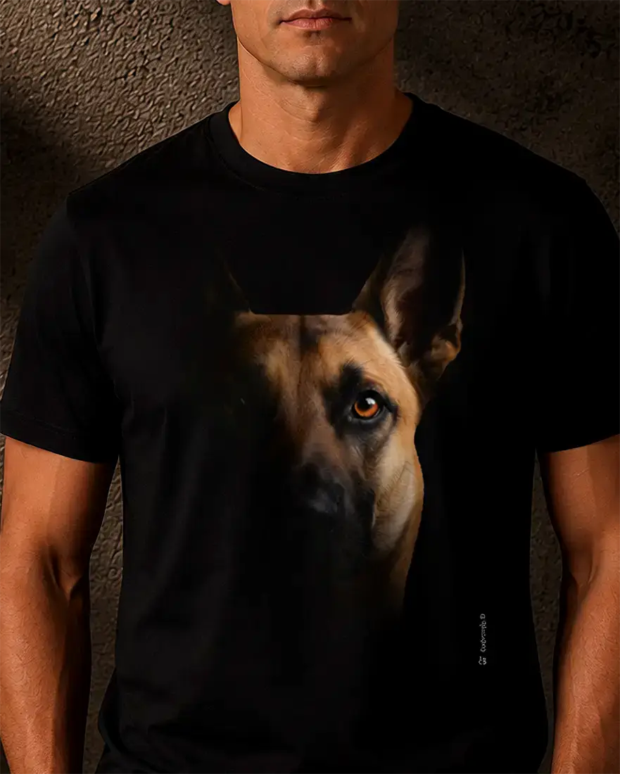 Camiseta Malinois - Retrato
