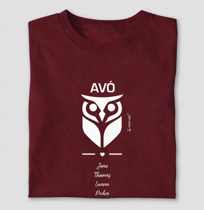 Camiseta Família Coruja - Personalizada