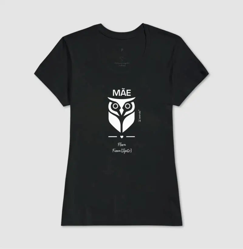 Camiseta Família Coruja - Personalizada