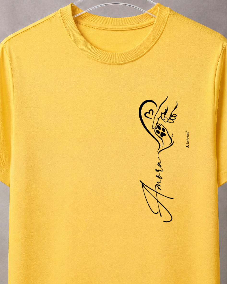Camiseta Amor por Pet - Personalizada | iAnimals