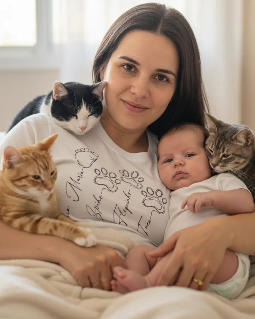 Camiseta INCA SOFT 1 a 5 Pegadas - Pet e Bebê - Personalizada