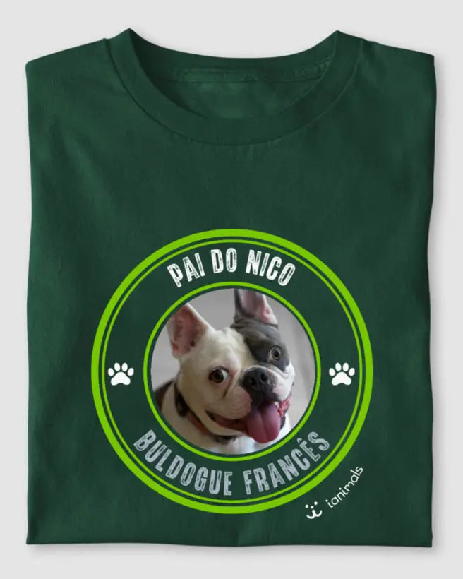 Camiseta Carimbo e Foto Pets - Personalizada | iAnimals