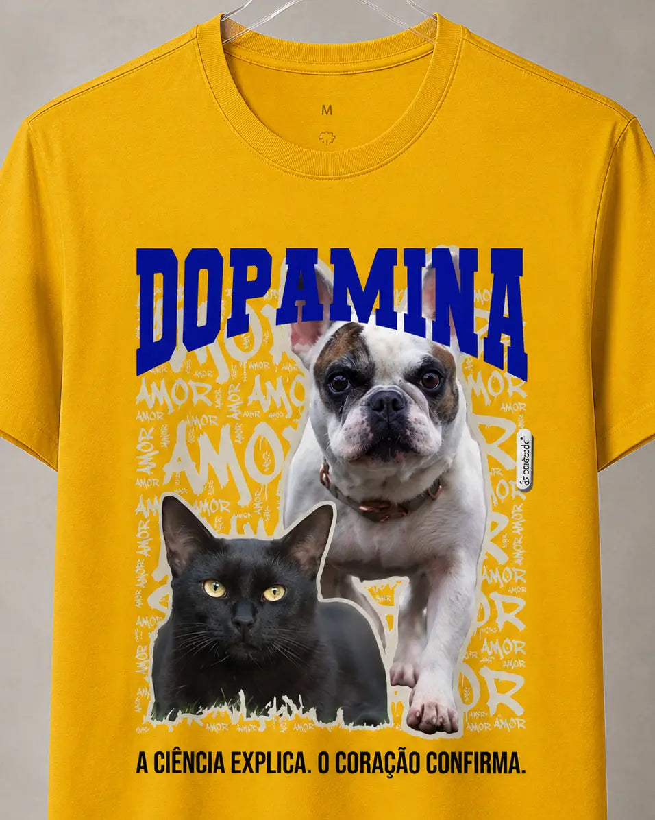 Camiseta Colagem - até 9 fotos - Personalizada