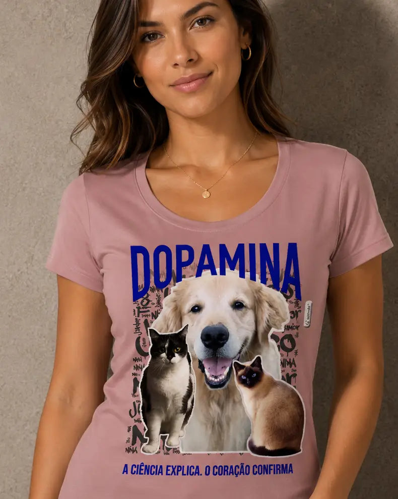 Camiseta Collage - 1 até 9 fotos - Personalizada