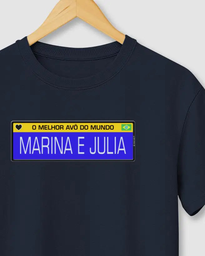 Camiseta Placa de Carro Personalizada