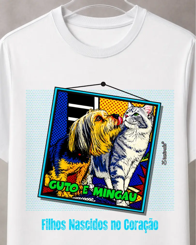 Camiseta Pop Art - Personalizada