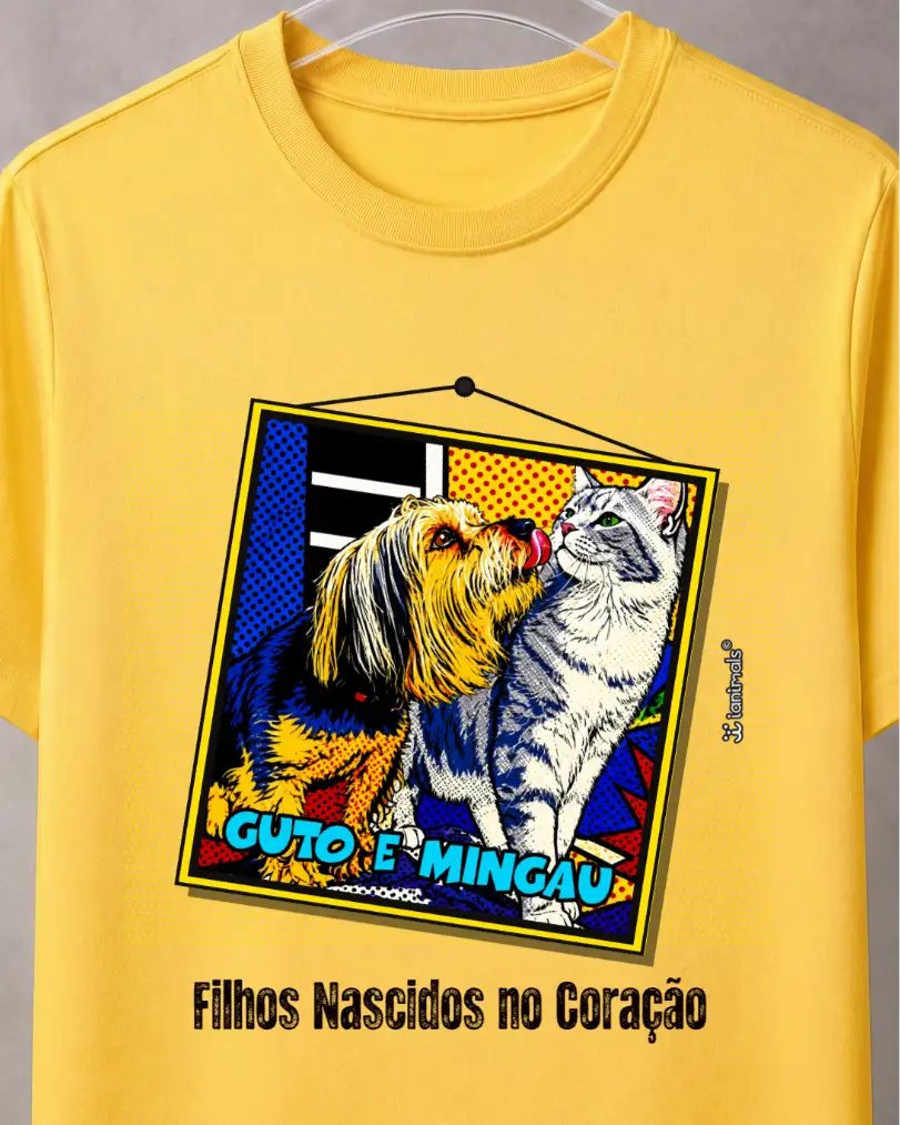 Camiseta Pop Art - Personalizada