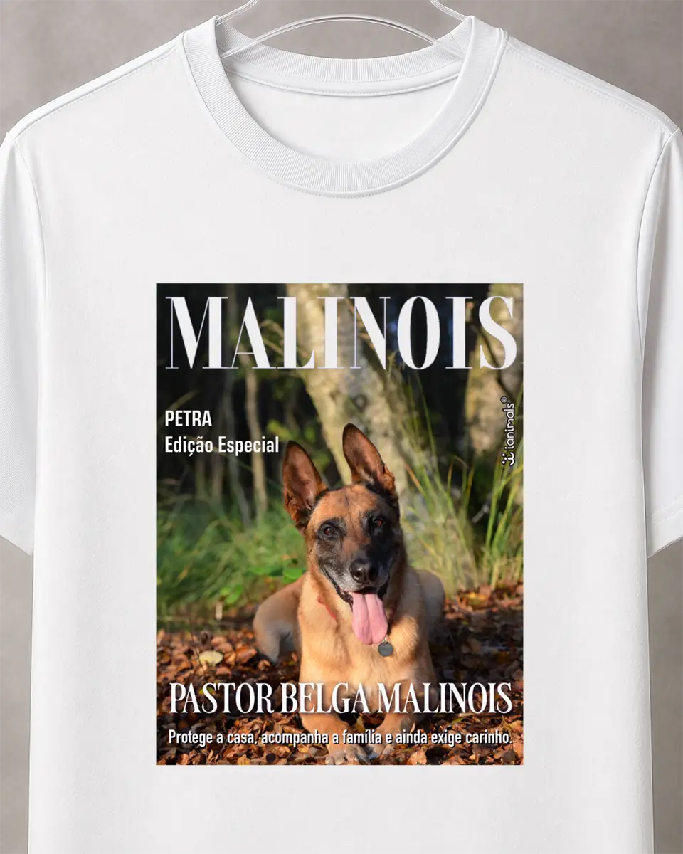 Camiseta Capa de Revista - Personalizada