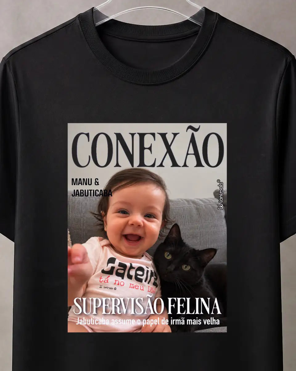 Camiseta Capa de Revista - Personalizada