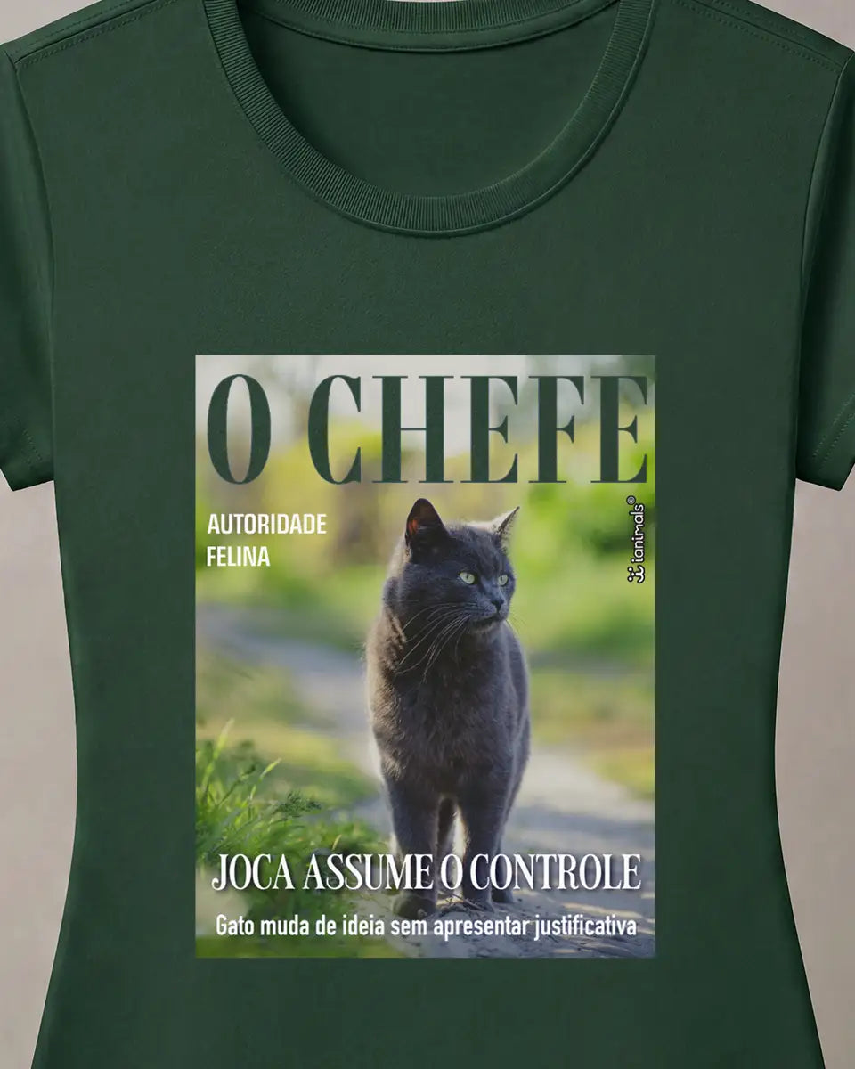 Camiseta Capa de Revista - Personalizada